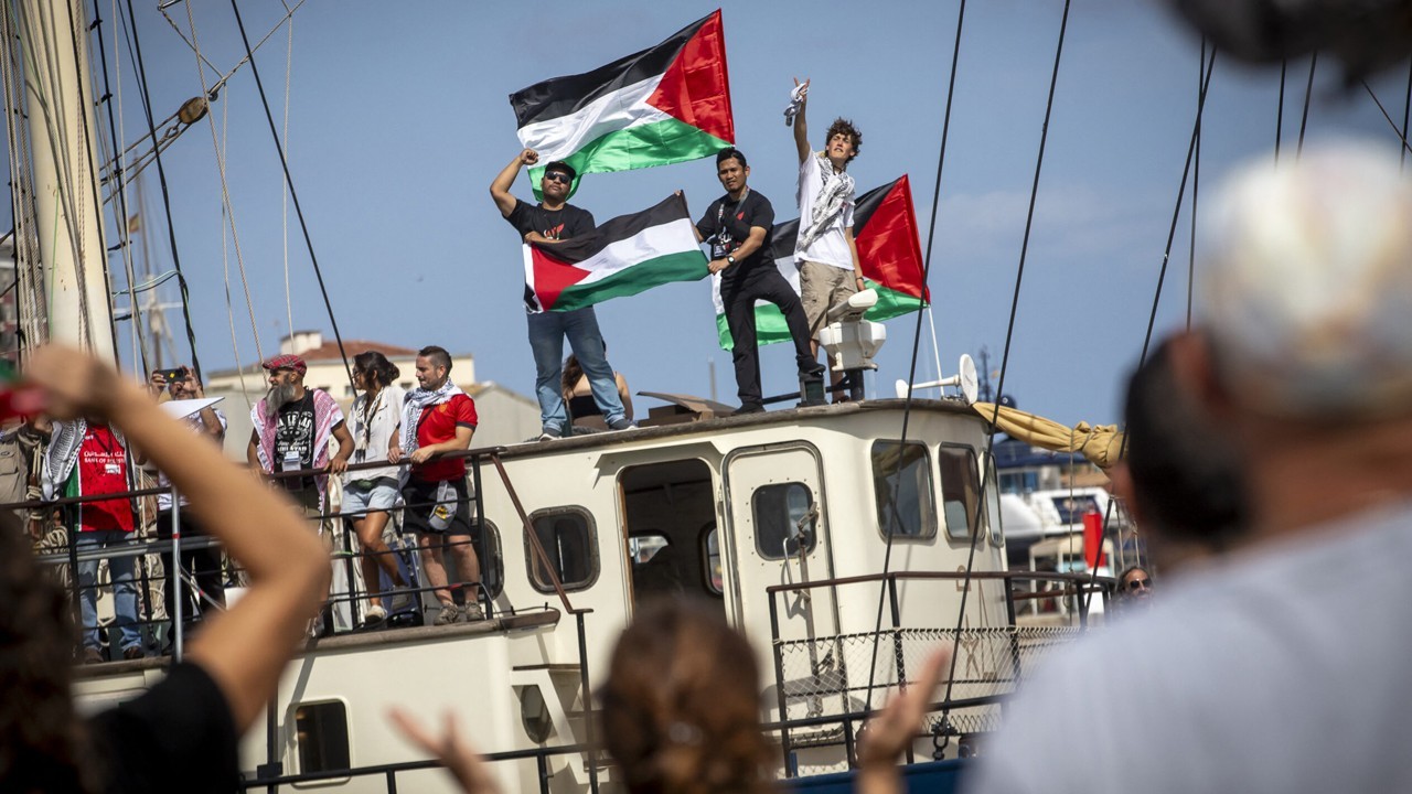 16 ships depart Tunisia for Gaza as part of Global ‘Sumud Fleet’ aid mission