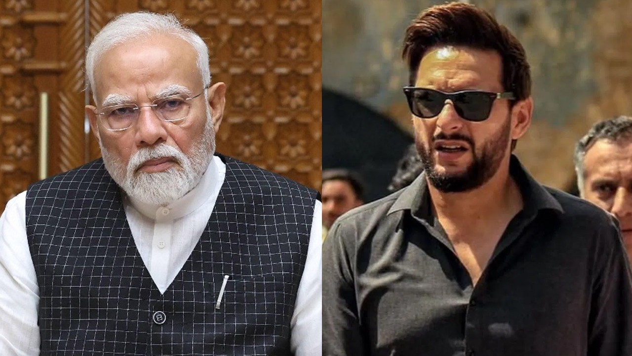 Shahid Afridi hits back at Modi for mixing politics with cricket