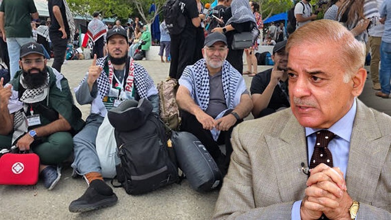 Sumud Flotilla: PM Sharif demands release of Mushtaq Ahmed, other Pakistanis