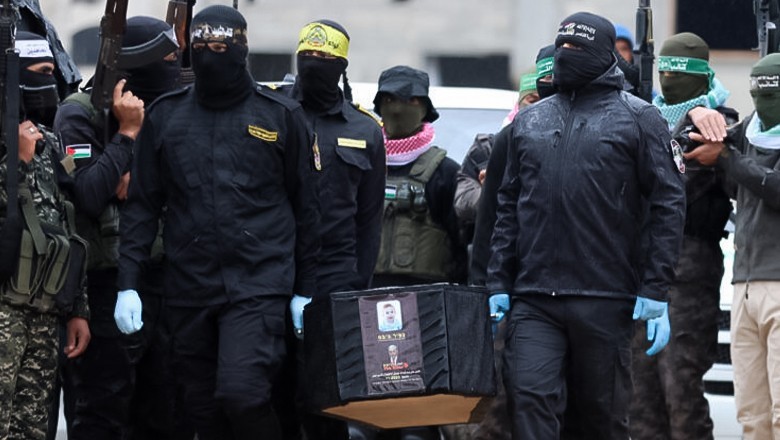 Hamas hands over bodies of four hostages to Israel as ceasefire deal progresses