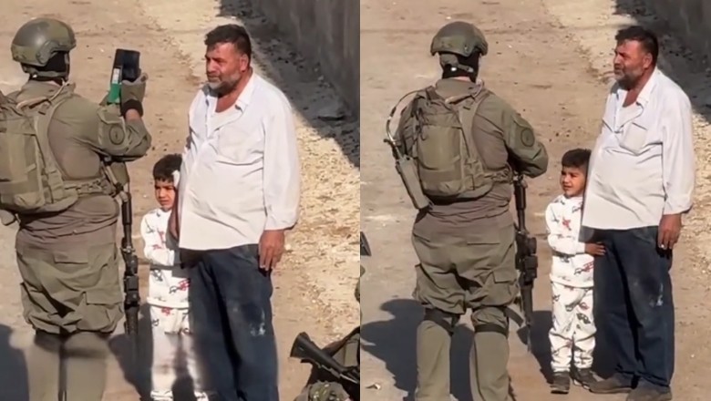 Israeli army arrests Palestinian man, his minor son in West Bank village