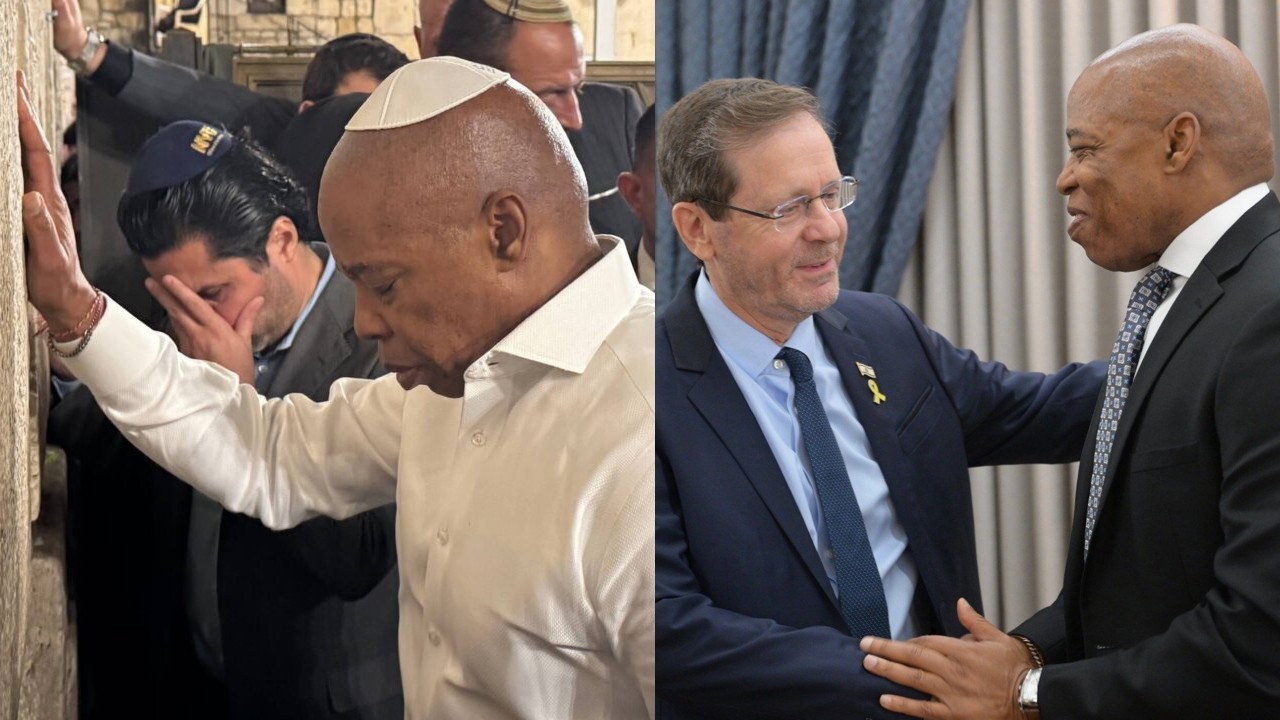 'I served you': Outgoing NYC Mayor Eric Adams visits Israel for last time